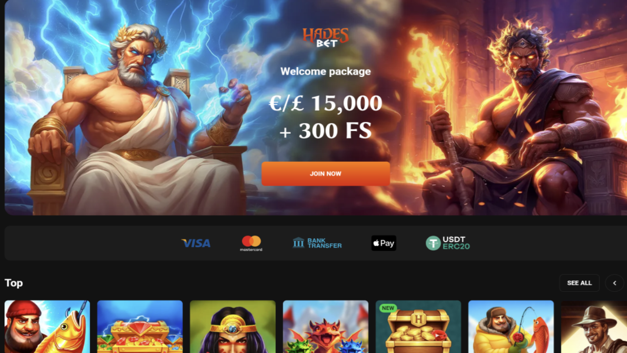 Hadesbet casino website